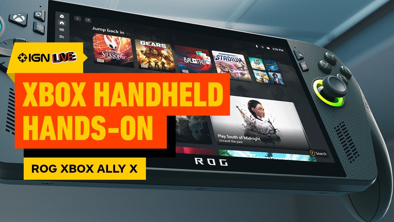 ROG Xbox Ally X: Hands-On With the Next Xbox |