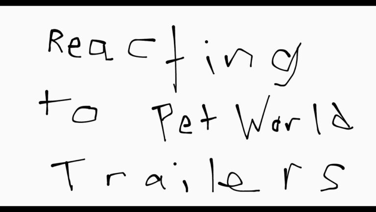 Reacting to Trailers for the new game I will be