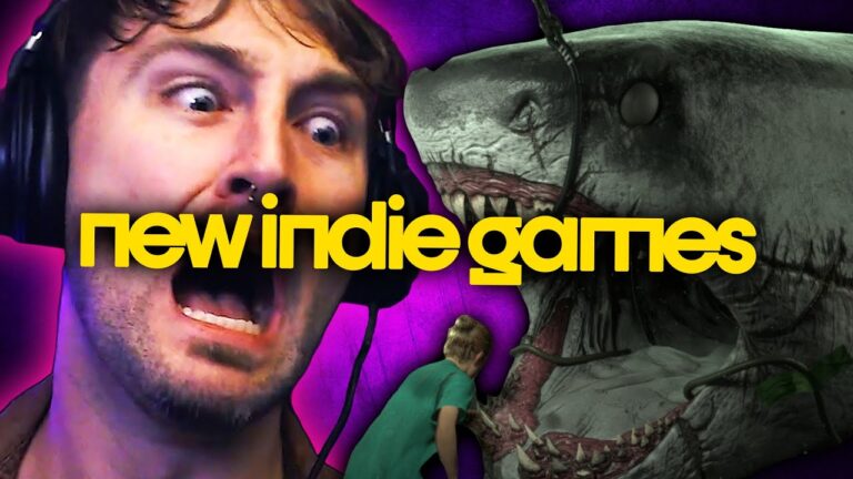 Reacting to the Scariest New Indie Horror Game Trailers |