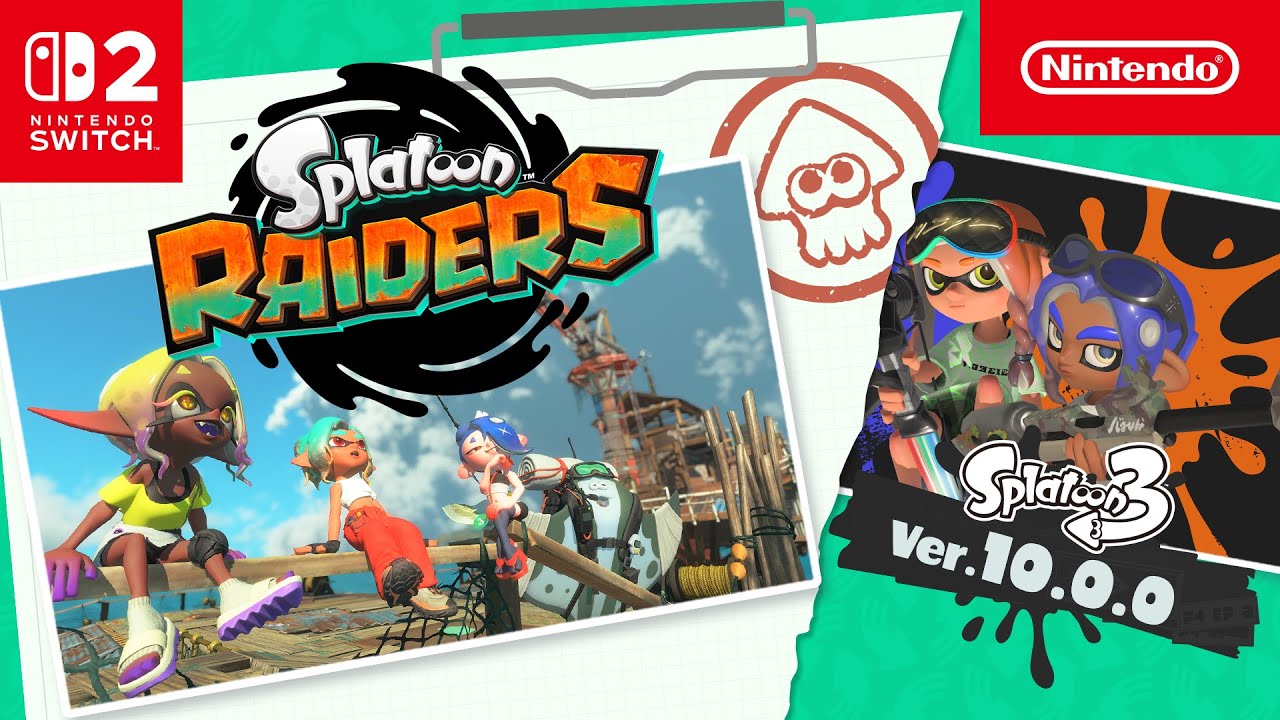 Splatoon Raiders arrive sur Nintendo Switch 2 et Splatoon 3 se met à
