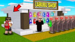 Stealing Labubu Doll from Drubin Store in Minecraft..