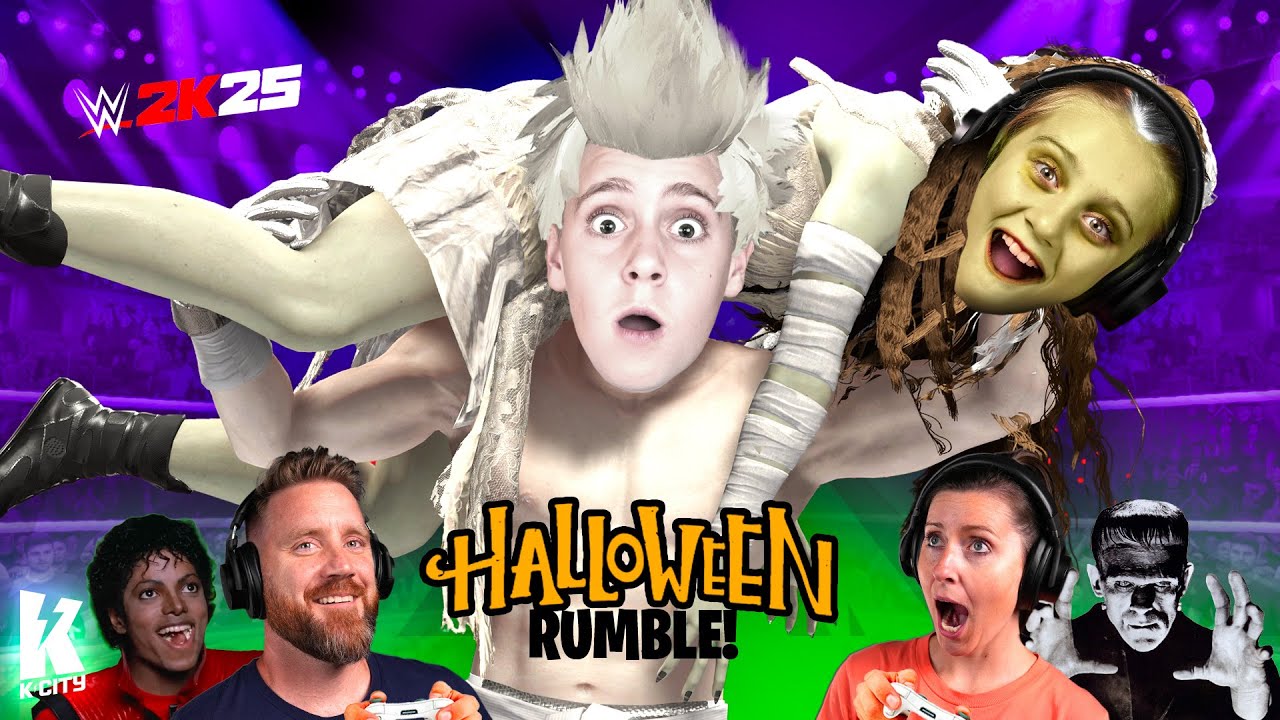 The Spookiest Family Royal Rumble EVER in WWE 2k25!