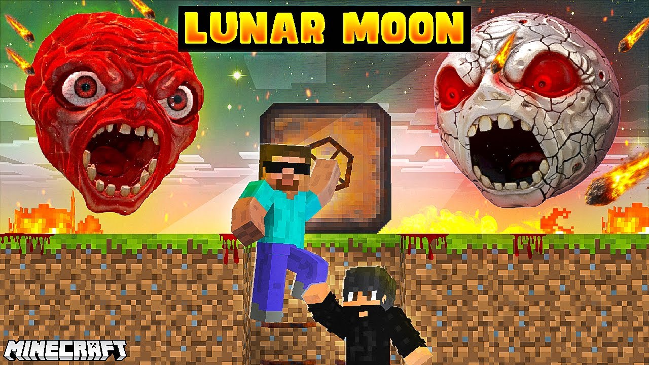 We Created BUNKER to Survive LUNAR MOON in Minecraft @ProBoiz95