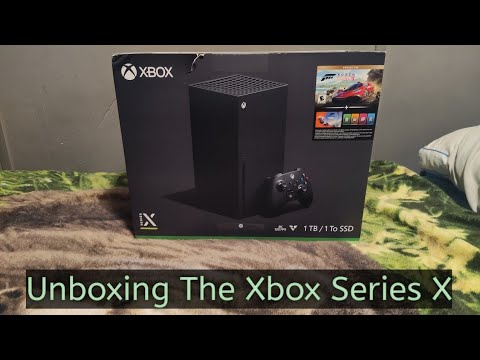 Xbox Series X Forza Horizon 5 Bundle Unboxing
