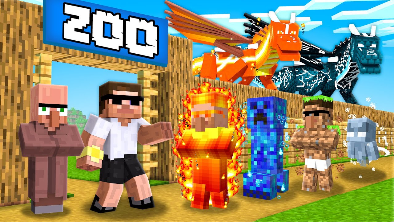 i Opened a Elemental Mob Zoo in Minecraft..