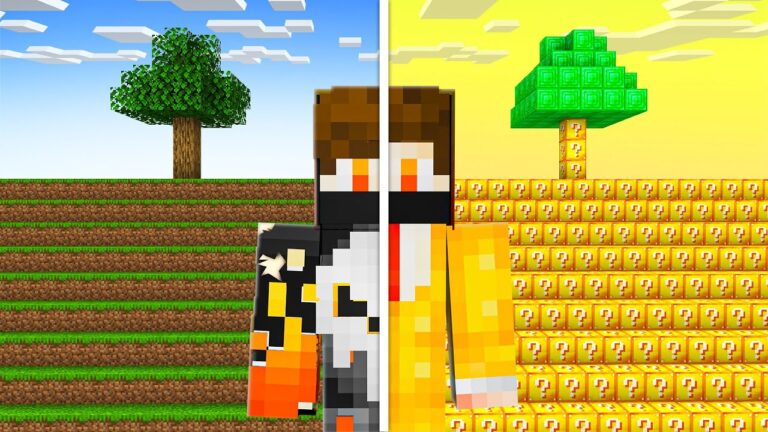 i joined Rare Lucky Block Civilisation in Minecraft…