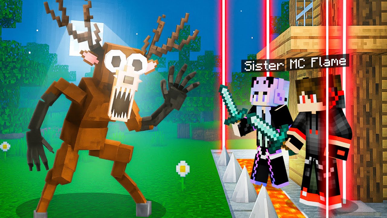 99 Night Scary Deer vs SAFEST SECURITY BASE In Minecraft!
