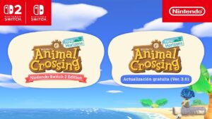 Animal Crossing: New Horizons – Actualización gratuita y versión Nintendo