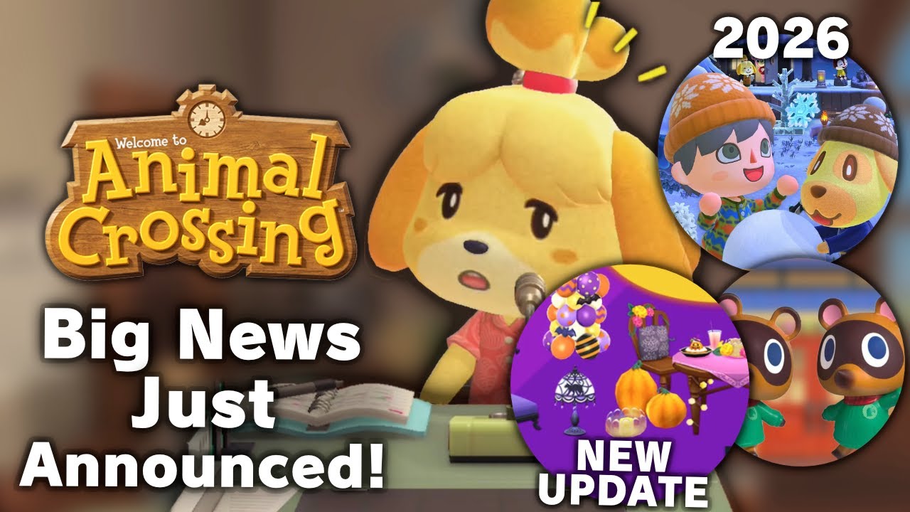 Big News JUST Announced For Animal Crossing Players!