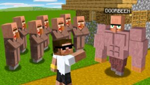 Doorbin Become Strongest Bodybuilder in Minecraft..