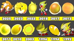Evolution of Super Sonic Spin Dash Graphics In SEGA and
