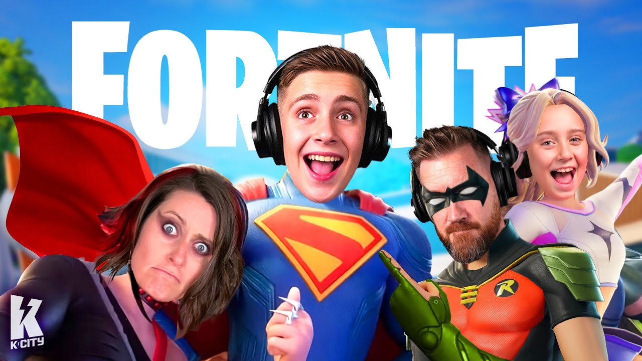 FORTNITE is SUPER (Family Challenge) K-City Gaming