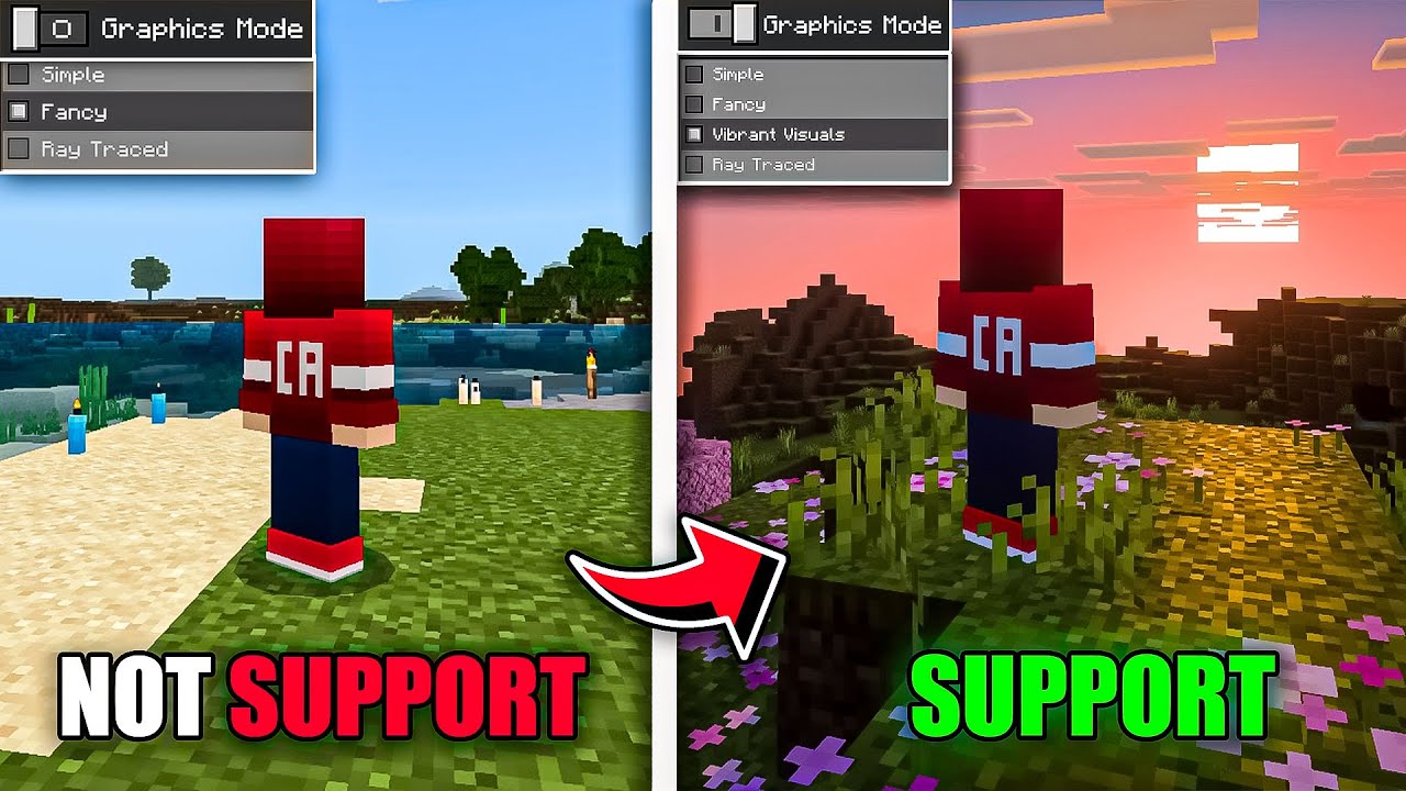 Fix Vibrant Visuals Not Showing in Minecraft PE | Step-by-Step