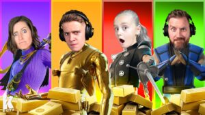 Get the Most Gold *1v1v1v1* Outlaw Challenge in Fortnite! K-CITY