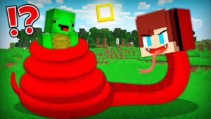 How JJ Became SNAKE to EAT Mikey in Minecraft Challenge