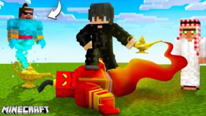 I DEFEATED EVIL GENIE IN MINECRAFT...