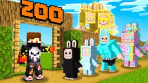 I OPENED SECRET LABUBU ZOO IN MINECRAFT !!!