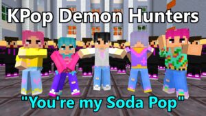 KPop Demon Hunters Portrayed by Minecraft