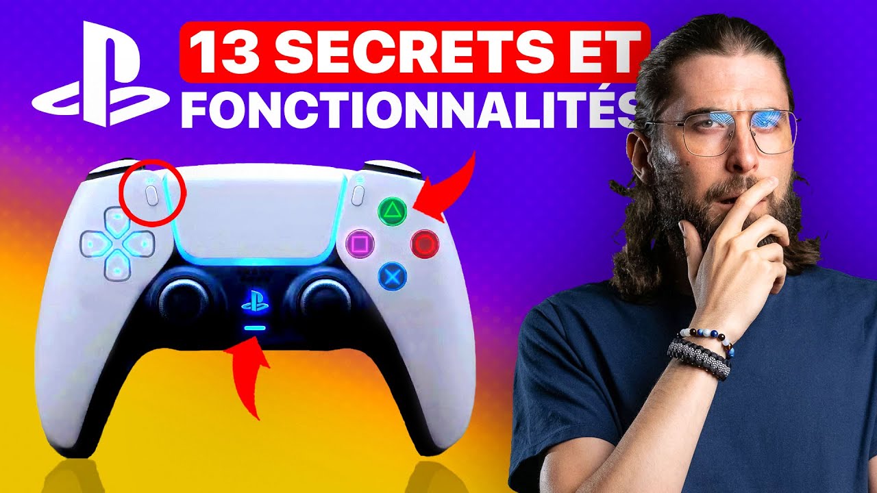 Les 13 fonctions cachées de ta manette PS5 que tu