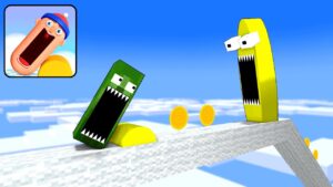 Minecraft Mobs : HOPPING HEADS CHALLENGE - Minecraft Animation