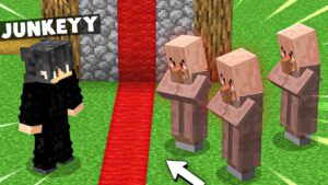 Minecraft Villagers SPLIT The Village in HALF...
