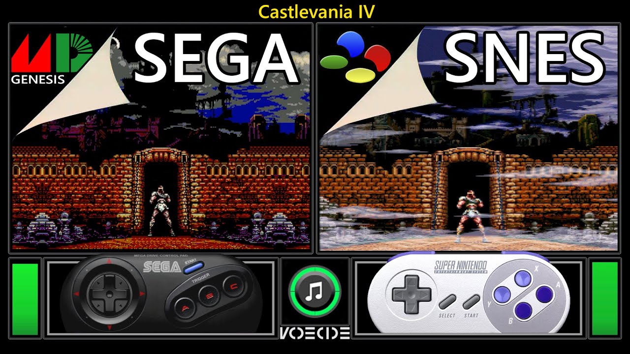 [NEW Demo] Castlevania IV (Sega Genesis vs SNES) Real Hardware