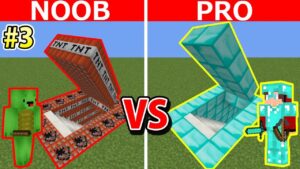 NOOB vs PRO Episode 3: 100% INVISIBLE Secret Base BUILD