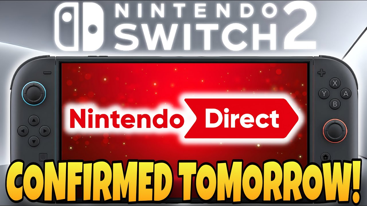 Nintendo Direct CONFIRMED for Tomorrow! Here's What to Expect!
