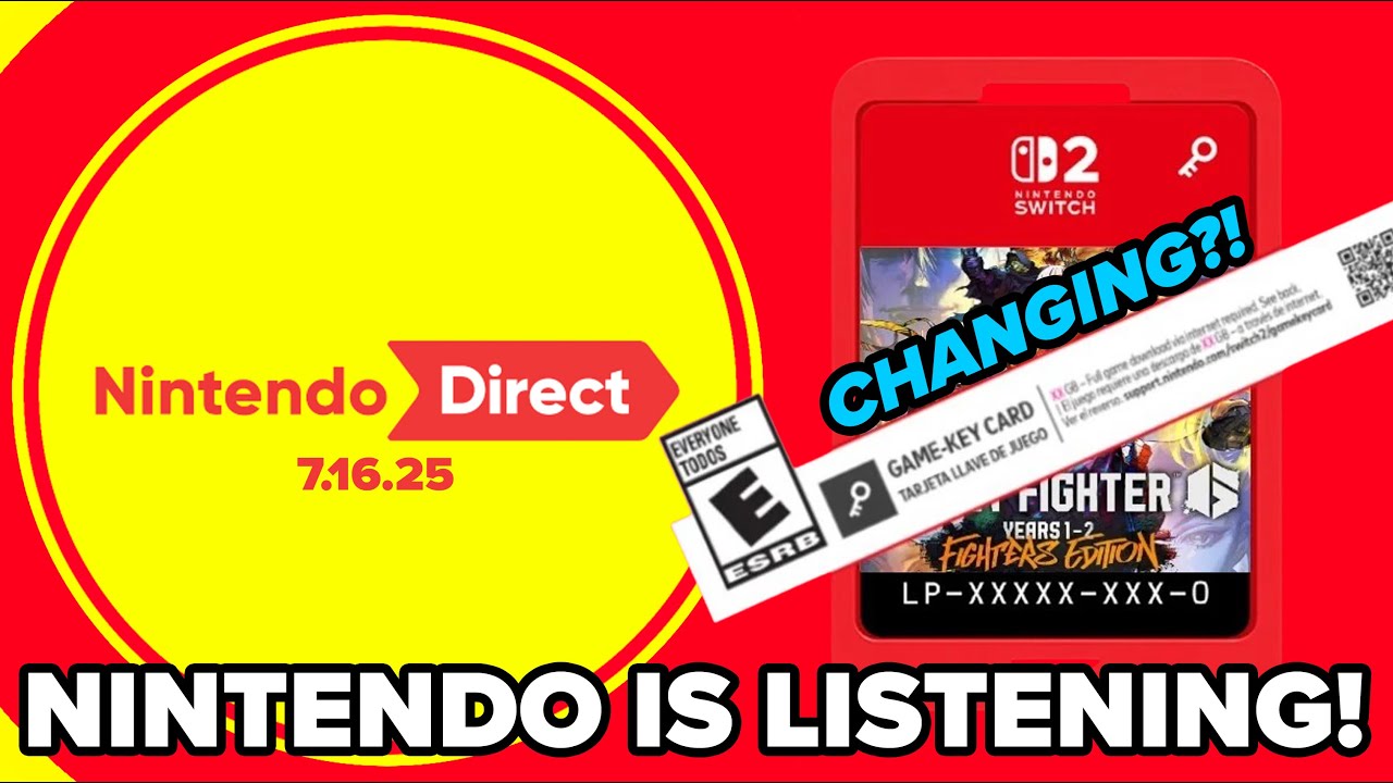 Nintendo Direct Now THIS Week?! Game Key Cards Might Be