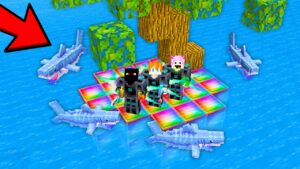 PRESOS em Uma ILHA de AVARITIA no Minecraft!