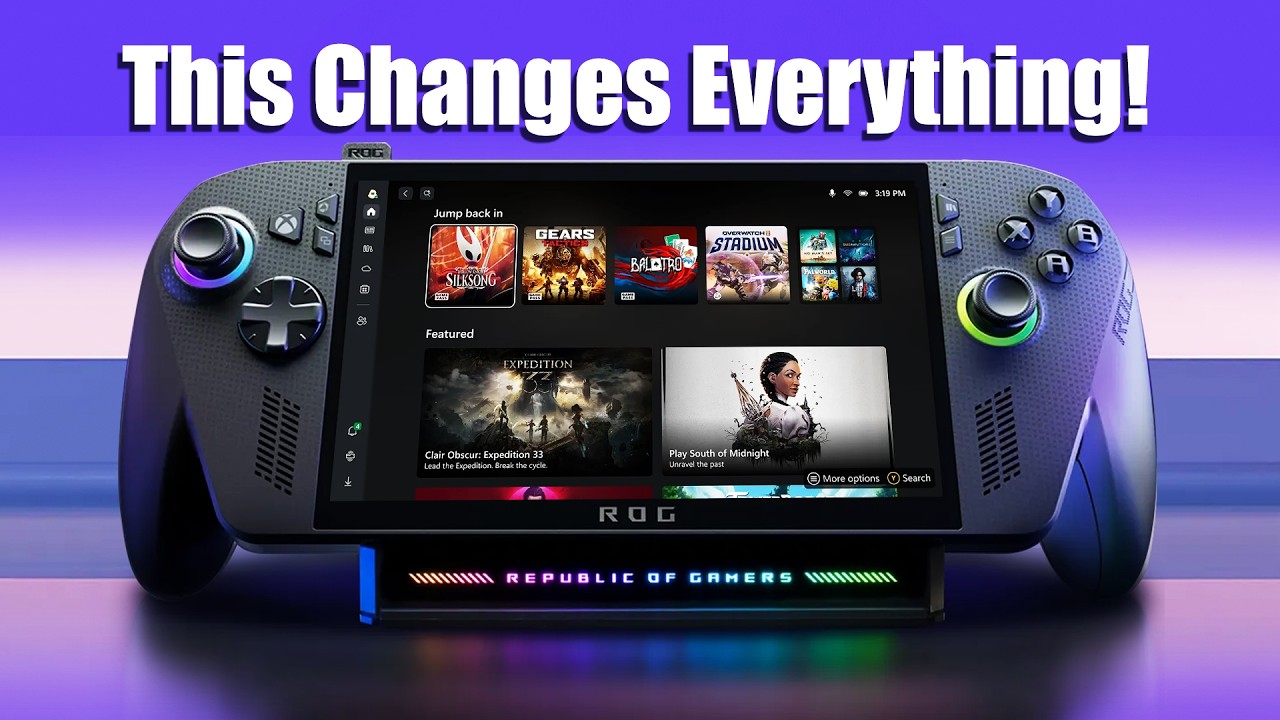 ROG XBOX Ally Is a Game-Changer Windows Handhelds Will Never