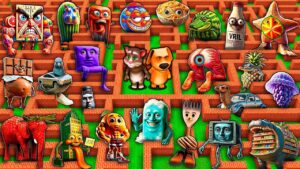 SURVIVAL in MAZE with 1000 NEW ITALIAN BRAINROTS - TUNG