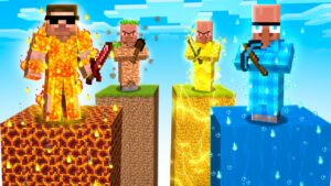 Surviving Elemental Chunk in Minecraft..