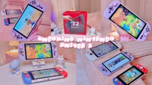 Unboxing Nintendo Switch 2 Bundle + Accessories 💅🏻💕 + Gameplay
