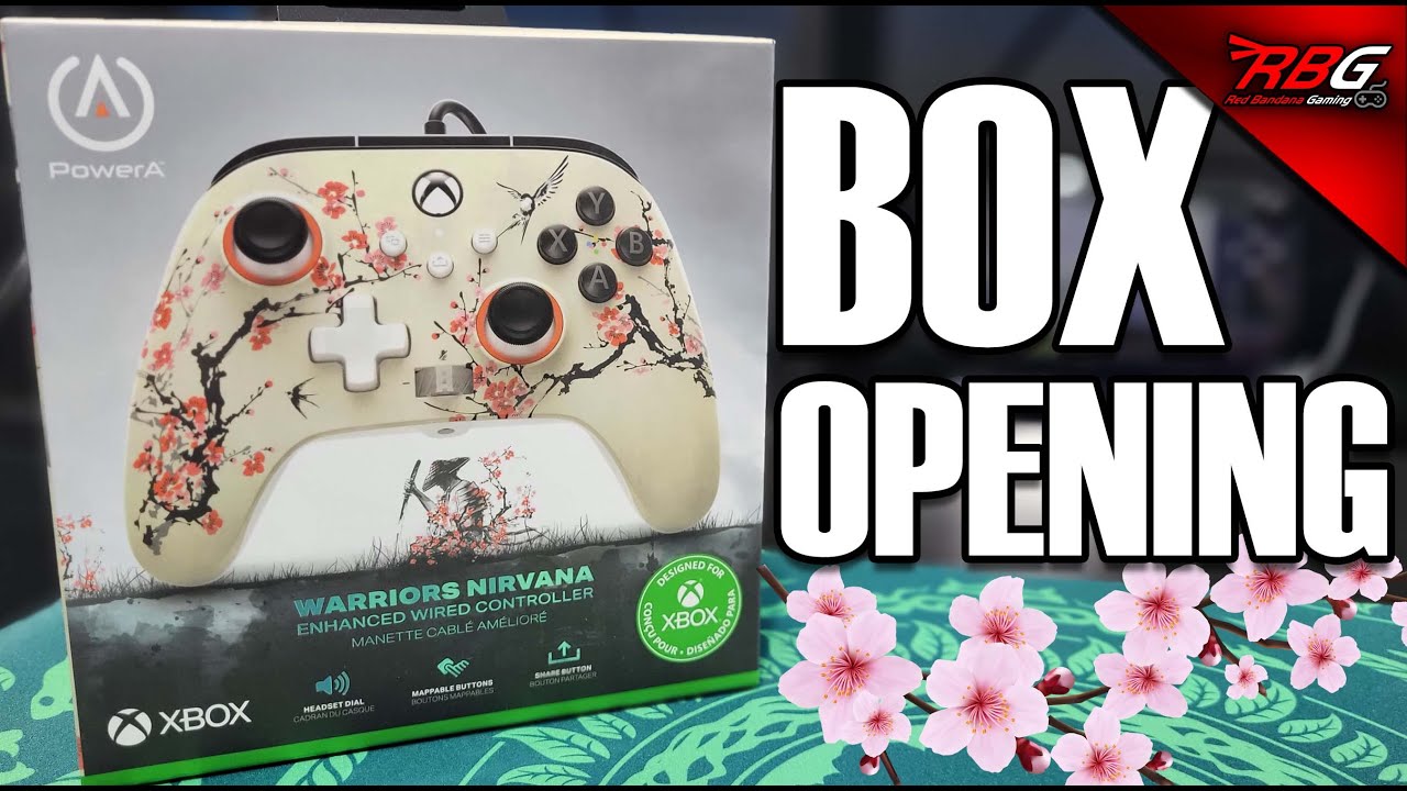 Unboxing PowerA Warriors Nirvana Enhanced Wired Controller for Xbox Series