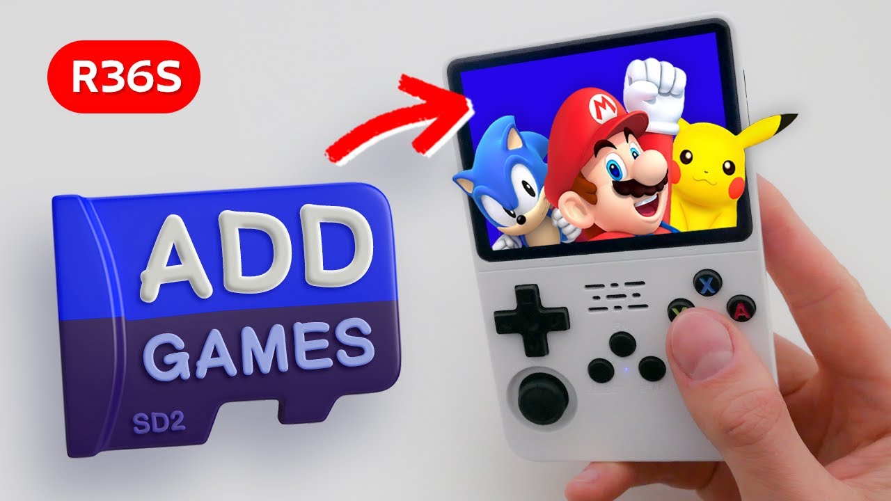 Upload Games R36S | How To Add Games to R36S