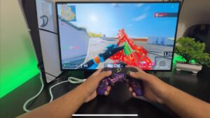 Warzone 4 but PS5 Slim + 1440p 120hz OLED Monitor😍