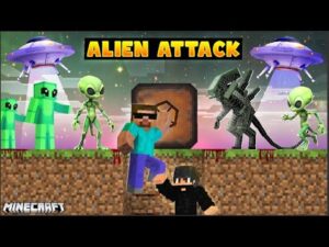 We Created BUNKER to Survive ALIEN ATTACK in Minecraft…