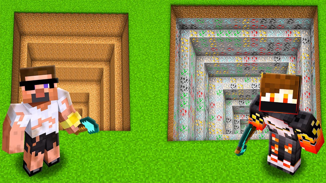 i Created a Mine With All SECRET ORES In MInecraft....