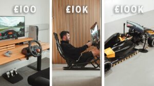 £100 vs. £100,000 Formula 1 Sim Racing Setup.