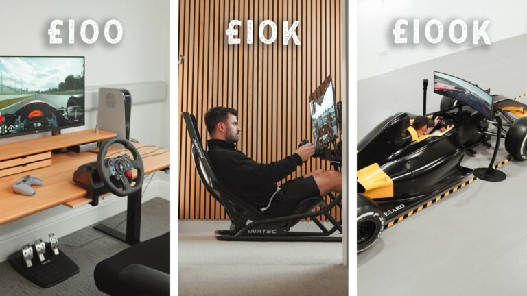£100 vs. £100,000 Formula 1 Sim Racing Setup.