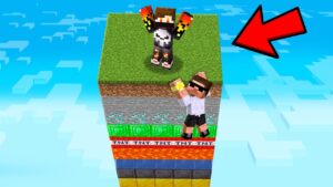 CAN I SURVIVE ON ONE CHUNK IN MINECRAFT !!!!