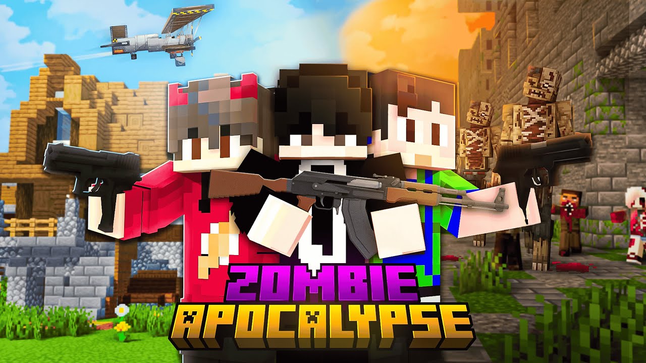 Can We Escape Zombie Apocalypse In Minecraft Together?