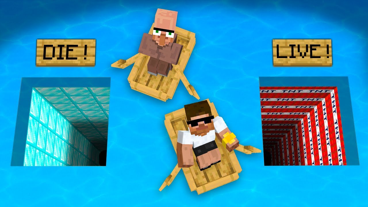 Carry & Doorbin vs Villagers Choose the Right Sea Hole