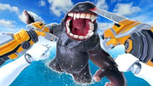 Chain Sword SLICES Through Kaiju - Kaiju Battle Simulator VR