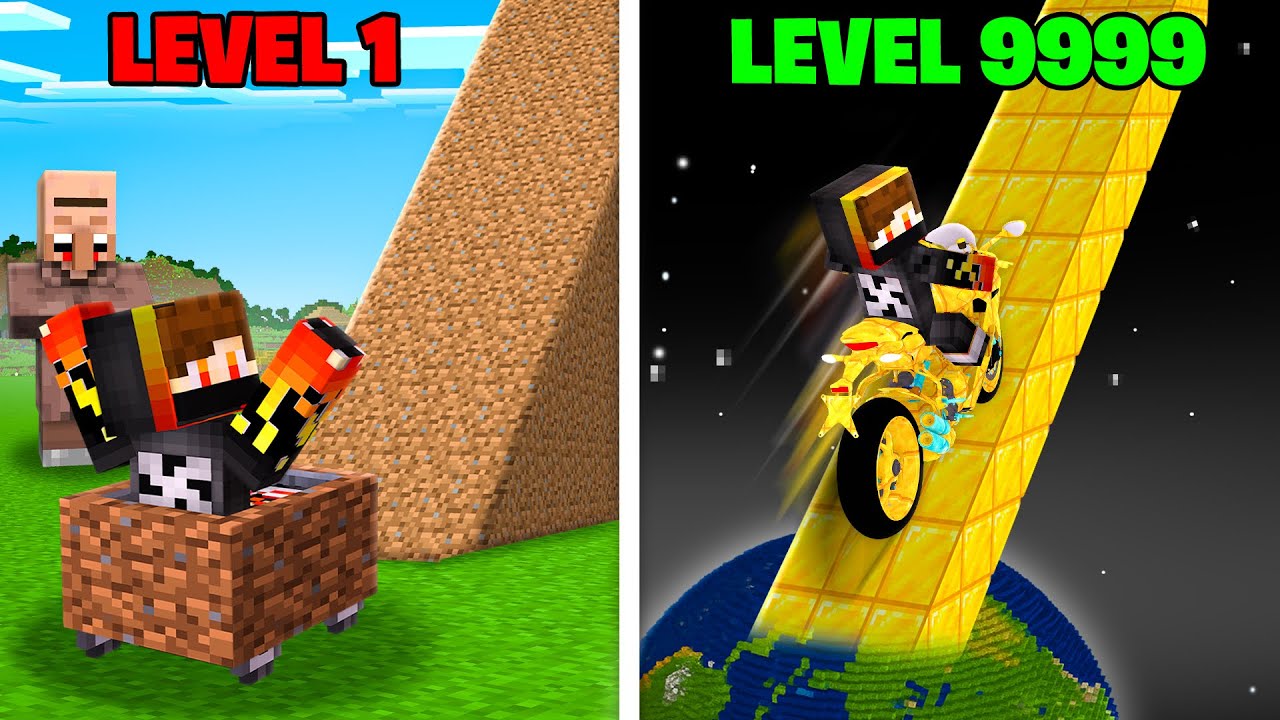 EVOLVING DIRT RAMP To RAINBOW RAMP IN THIS SERVER !!!