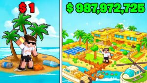 Evolving Poor island to Rich in Roblox..