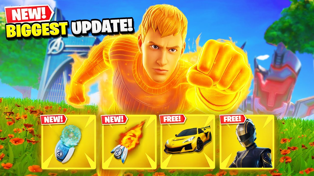 Fortnite’s *NEW* FANTASTIC 4 Update is WILD! (Free Rewards)