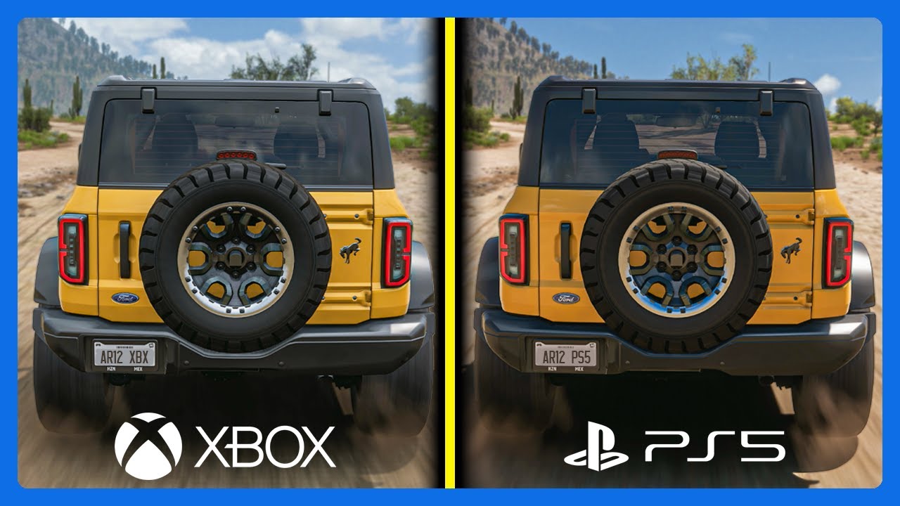 Forza Horizon 5 : PlayStation 5 vs Xbox Series X!!