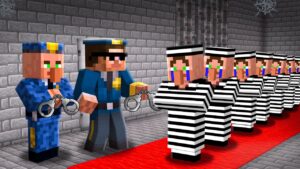 I Arrested all Villagers in Minecraft Village..